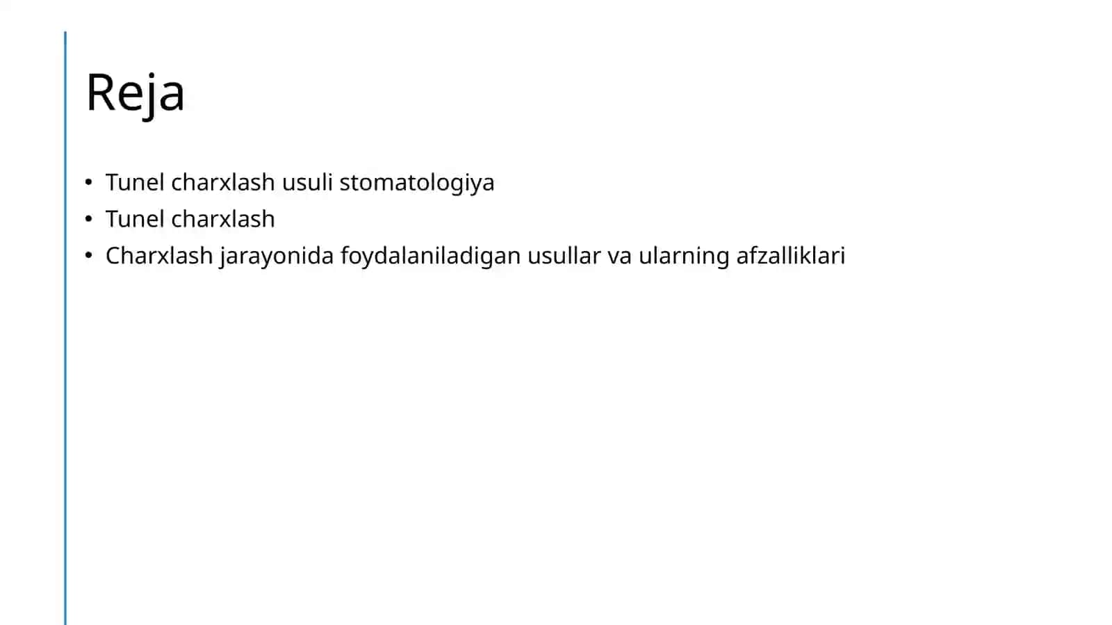Stomatologiyada tunel charxlash 2