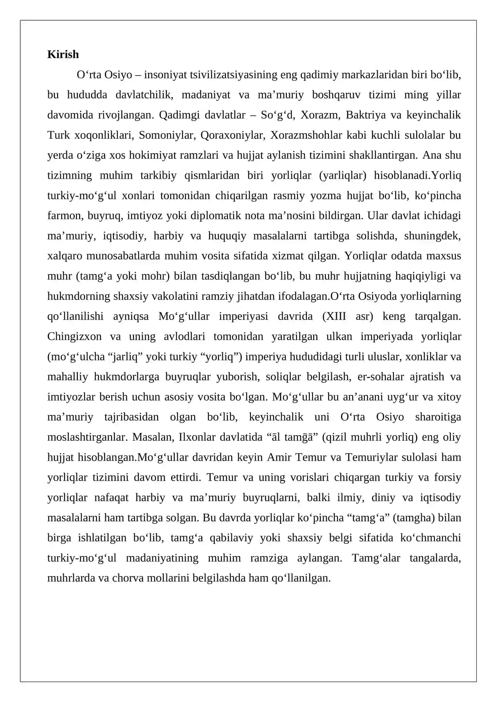 O‘rta Osiyoda qo‘llanilgan yorliqlar 2
