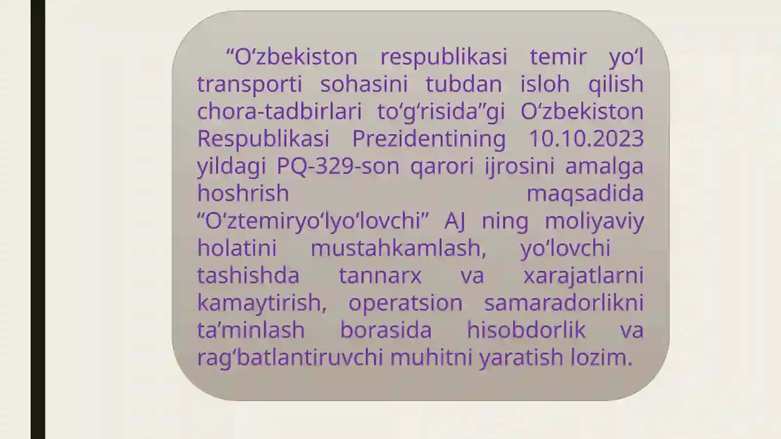 YULOVCHI TASHISH Daromadlari vaHARAJATLARINING HISOBI 2