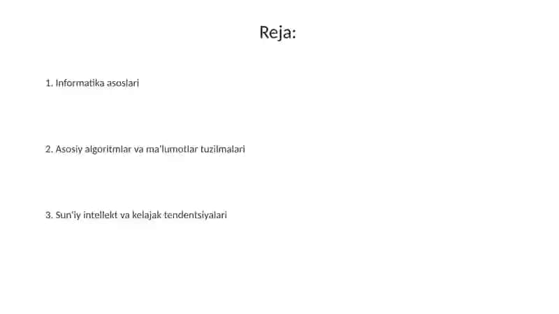 Kompyuter ilmlari 2