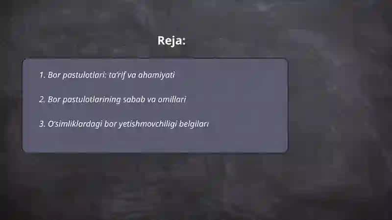 Bor pastulotlari 2