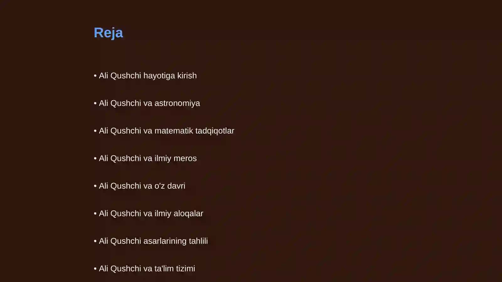 Ali Qushchi hayoti va ilmiy faoliyati 2