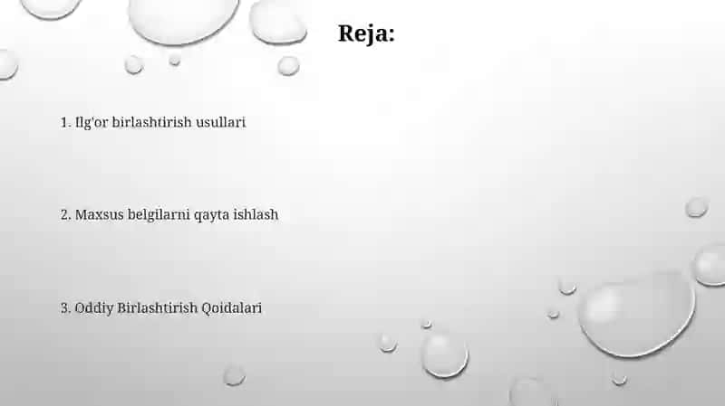 Sôzlarni qôshib yozish qoidalari 2