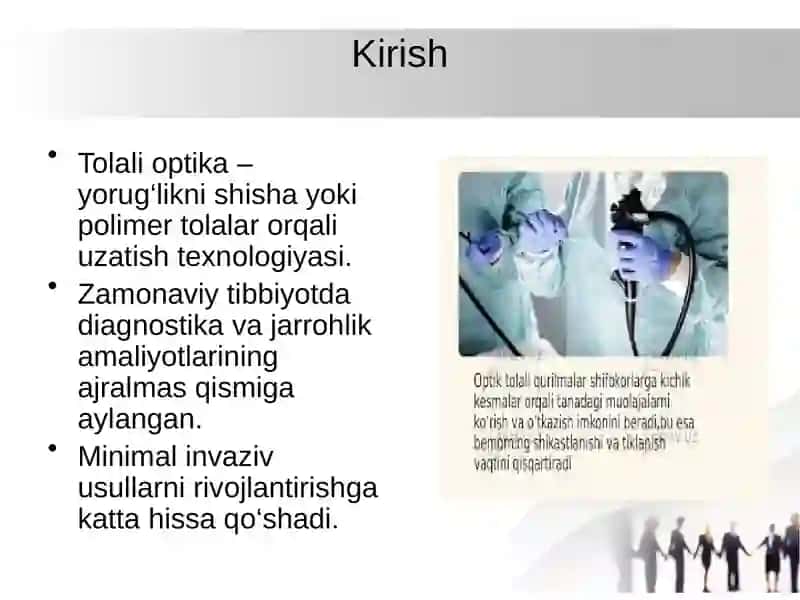 Tolali optika asboblarning tibbiyotdagi ahamiyati 2