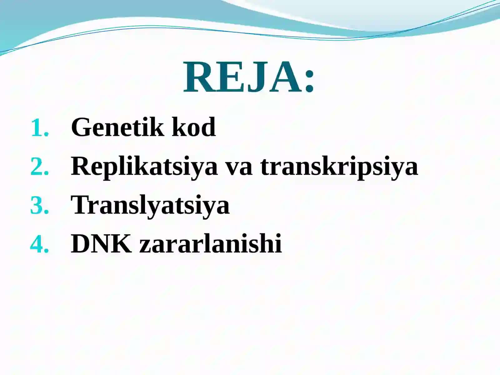 Oqsillar biosintezi 2