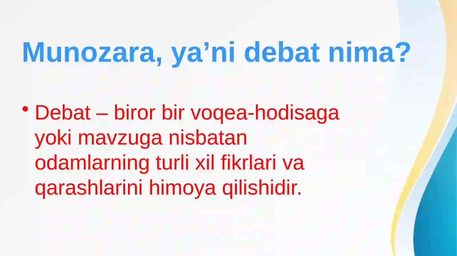 Munozara(Debat) 2