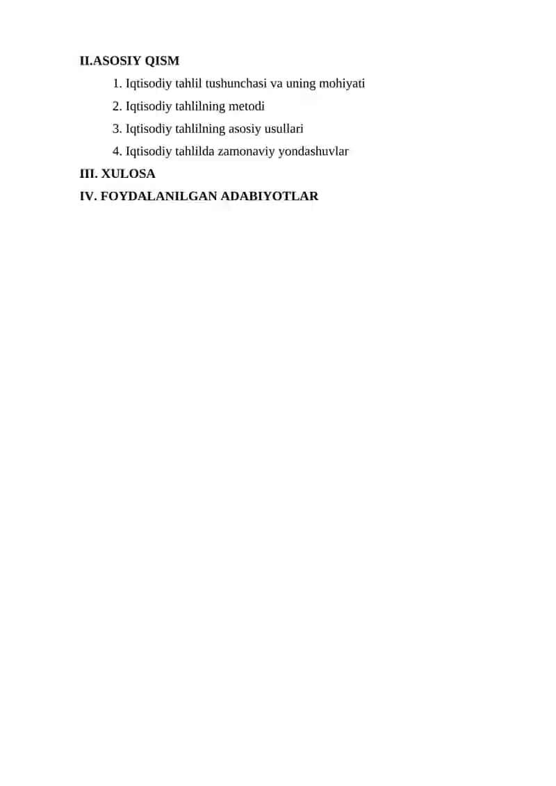 IQTISODIY TAHLILNING METODI VA USULLARI 2