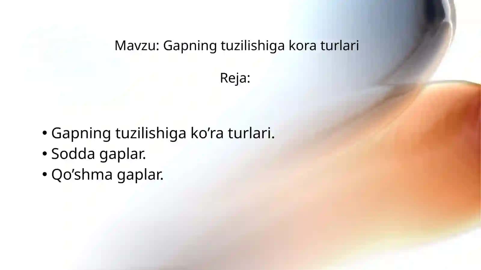 Gapning tuzilishiga ko'ra turlari 2