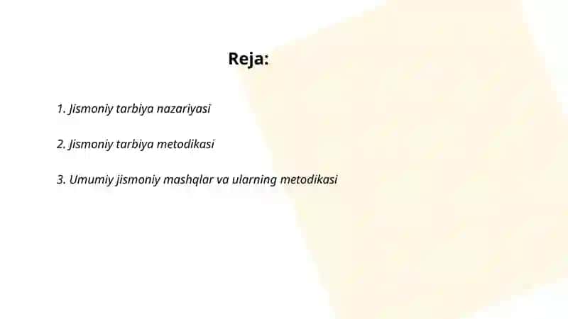 Jismoniy tarbiya va estetik tarbiya 2