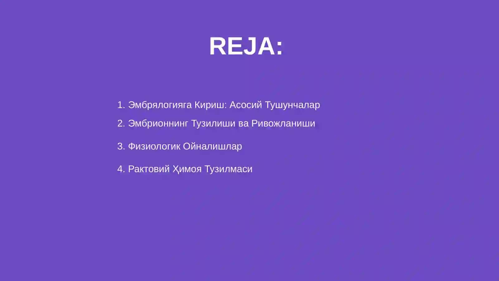Эмбрялогияга Кириш 2