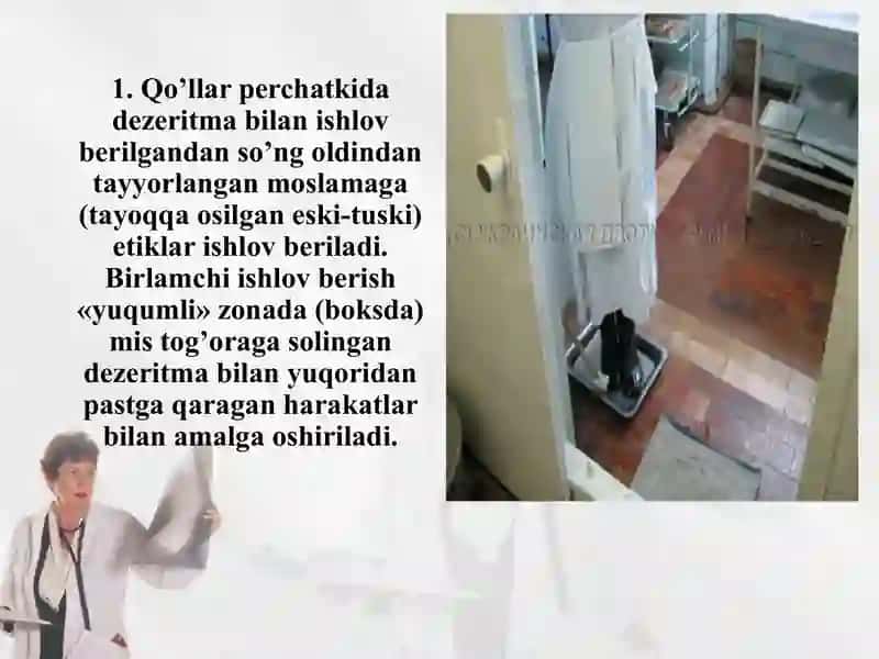 O'latga qarshi kiyim yechinish tartibi 2