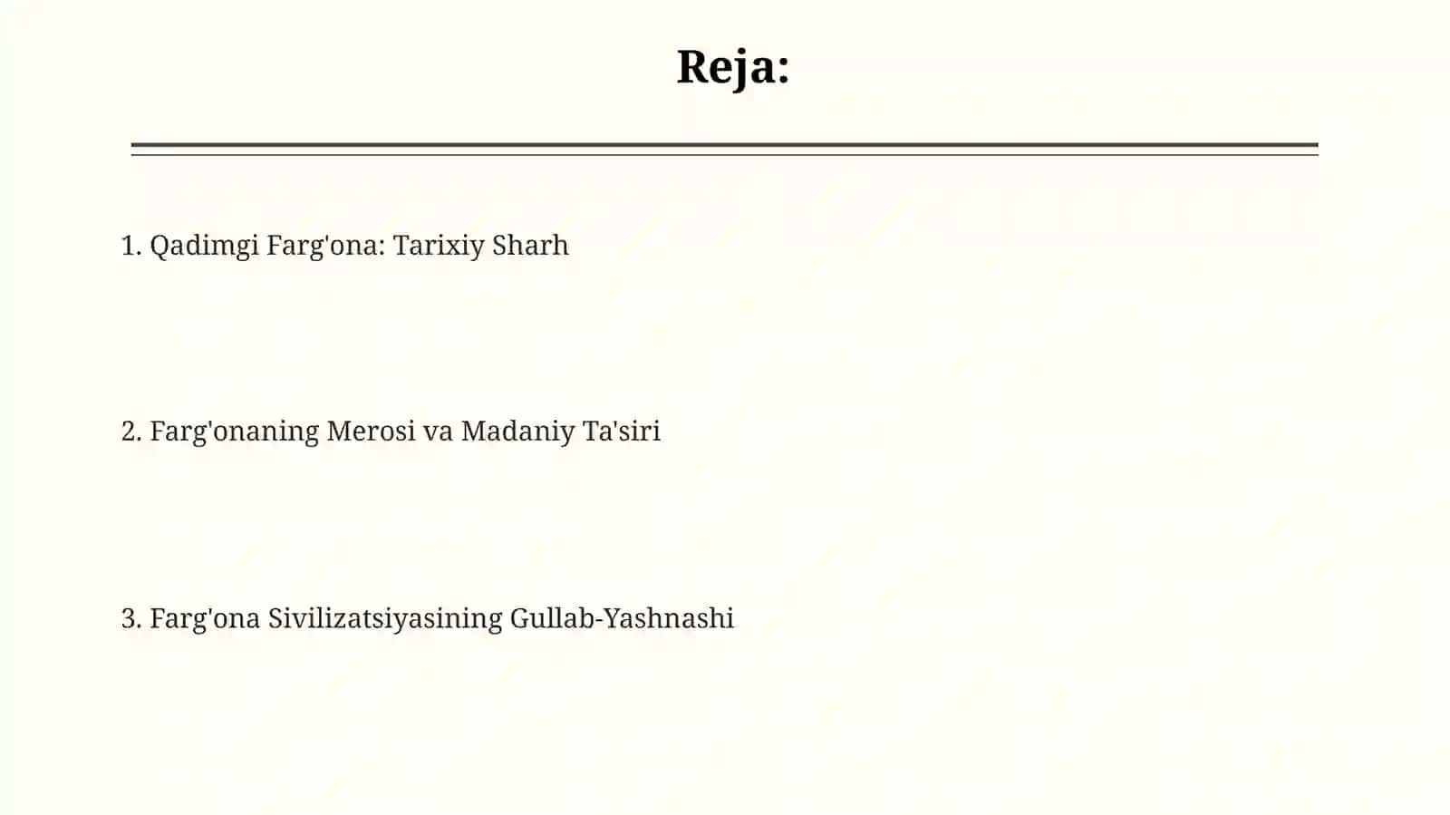 Qadimgi Farg'ona: Tarixiy Sharh 2