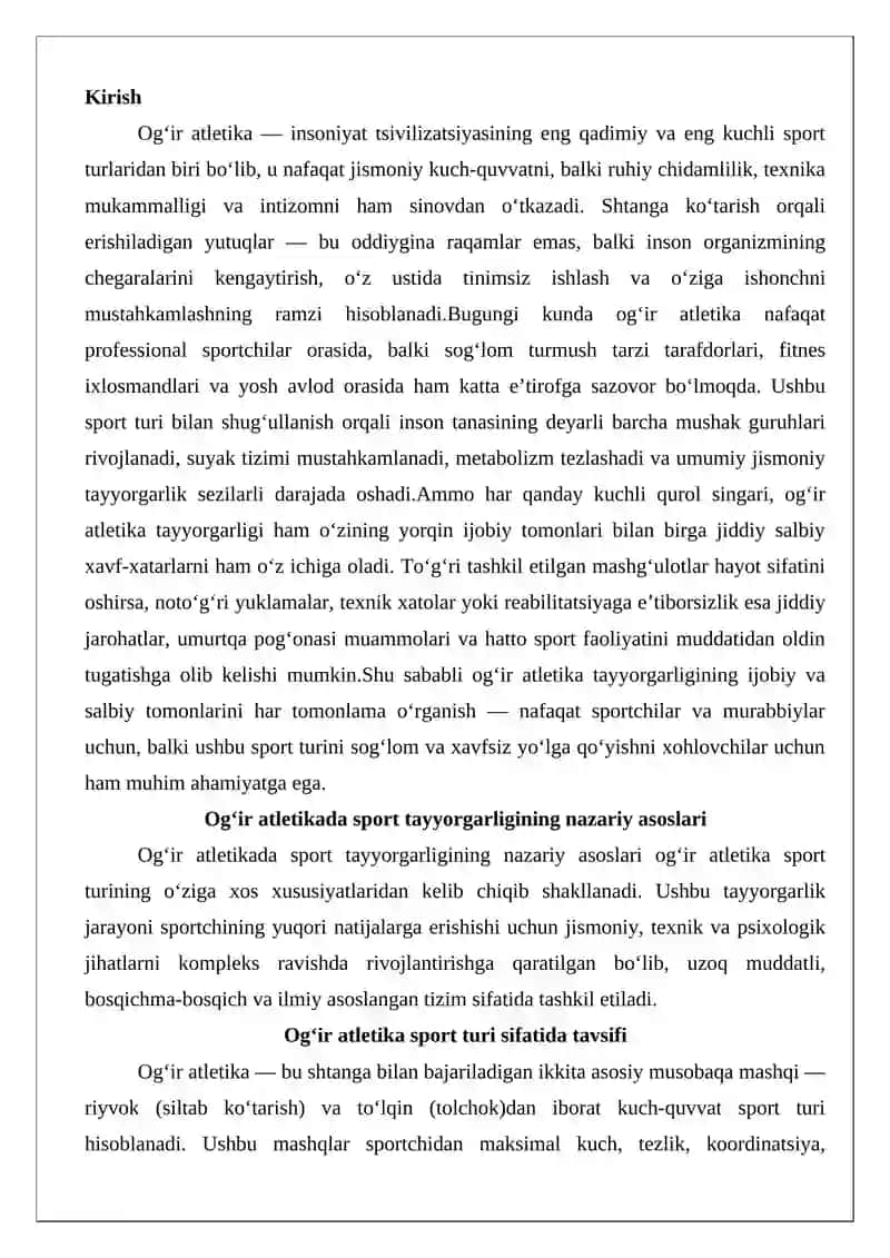 Tayyorgarlikning ijobiy va salbiy taraflari 2