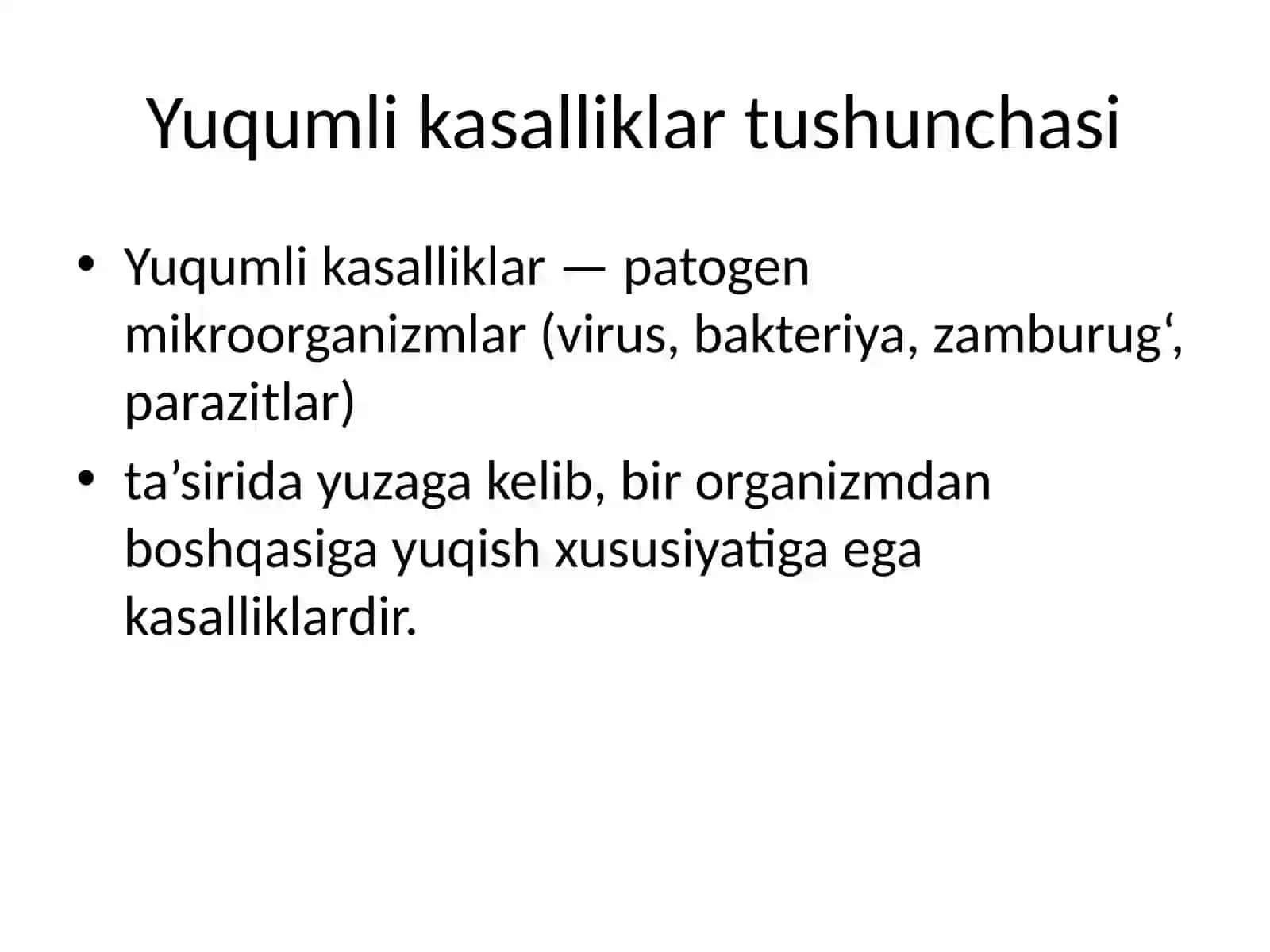 Yuqumli kasalliklar va XAVFSIZ immunizatsiya 2