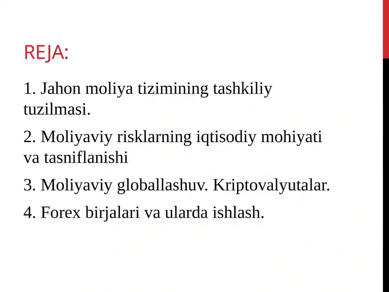 Moliya Bozori 2