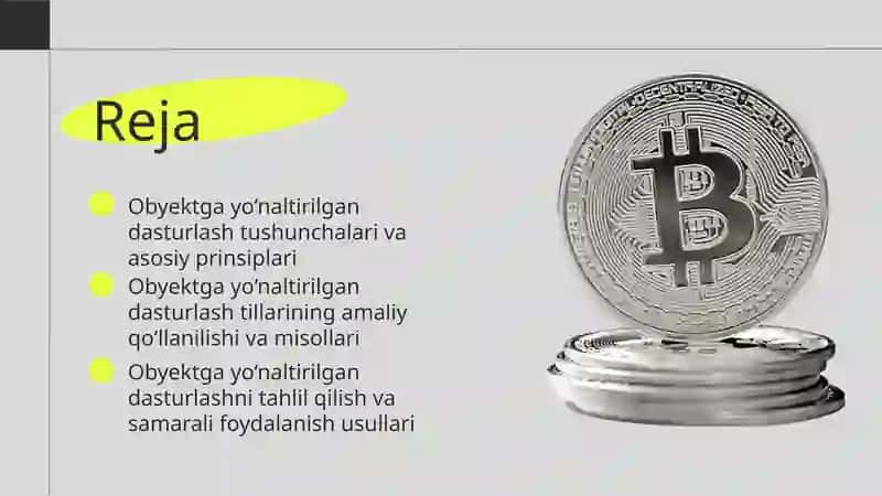 Obyektga yoʻnaltirilgan dasturlash tillari 2