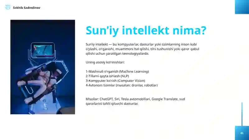 Sun'iy intellektning kelajagi va uning ta'siri 2