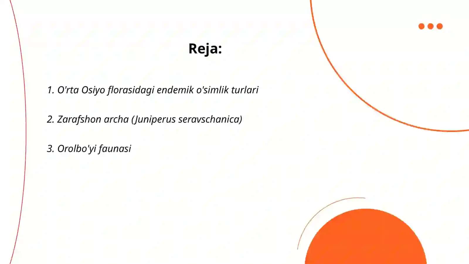 O'rta Osiyo endemik organizmlari 2