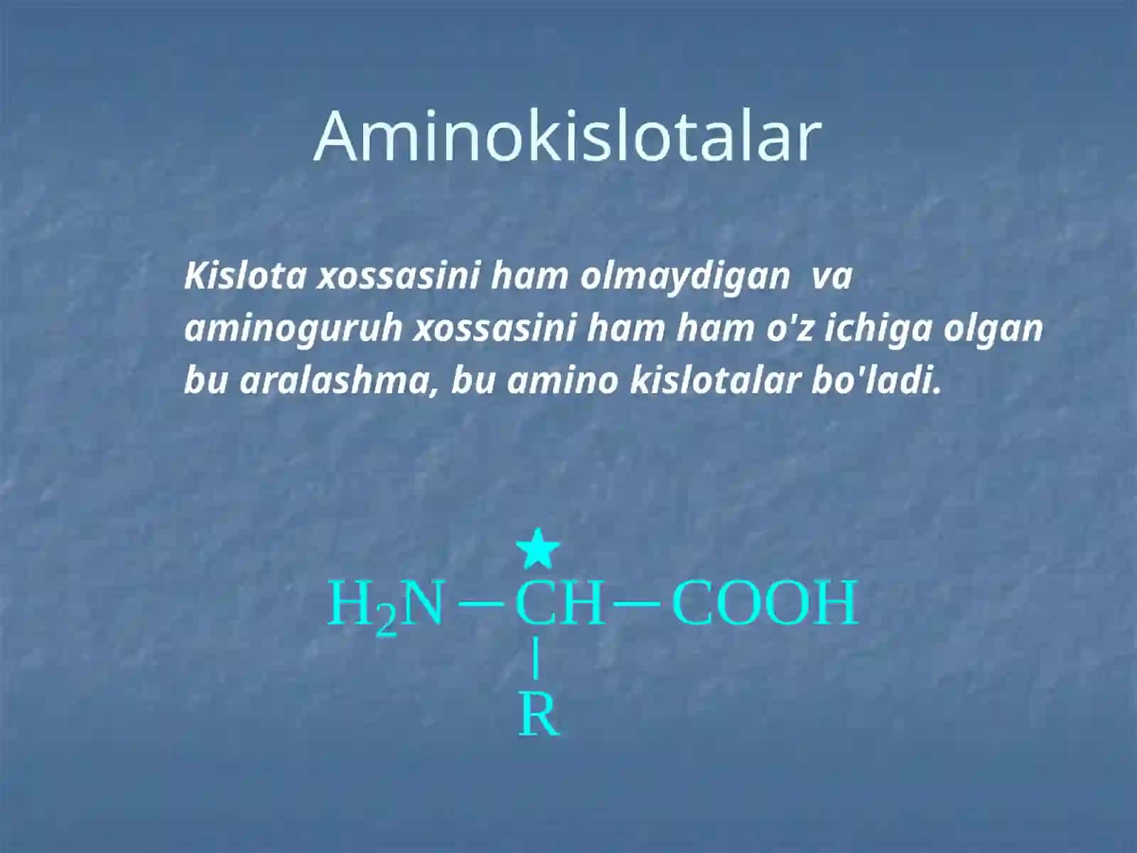 Aminokislotlar 2