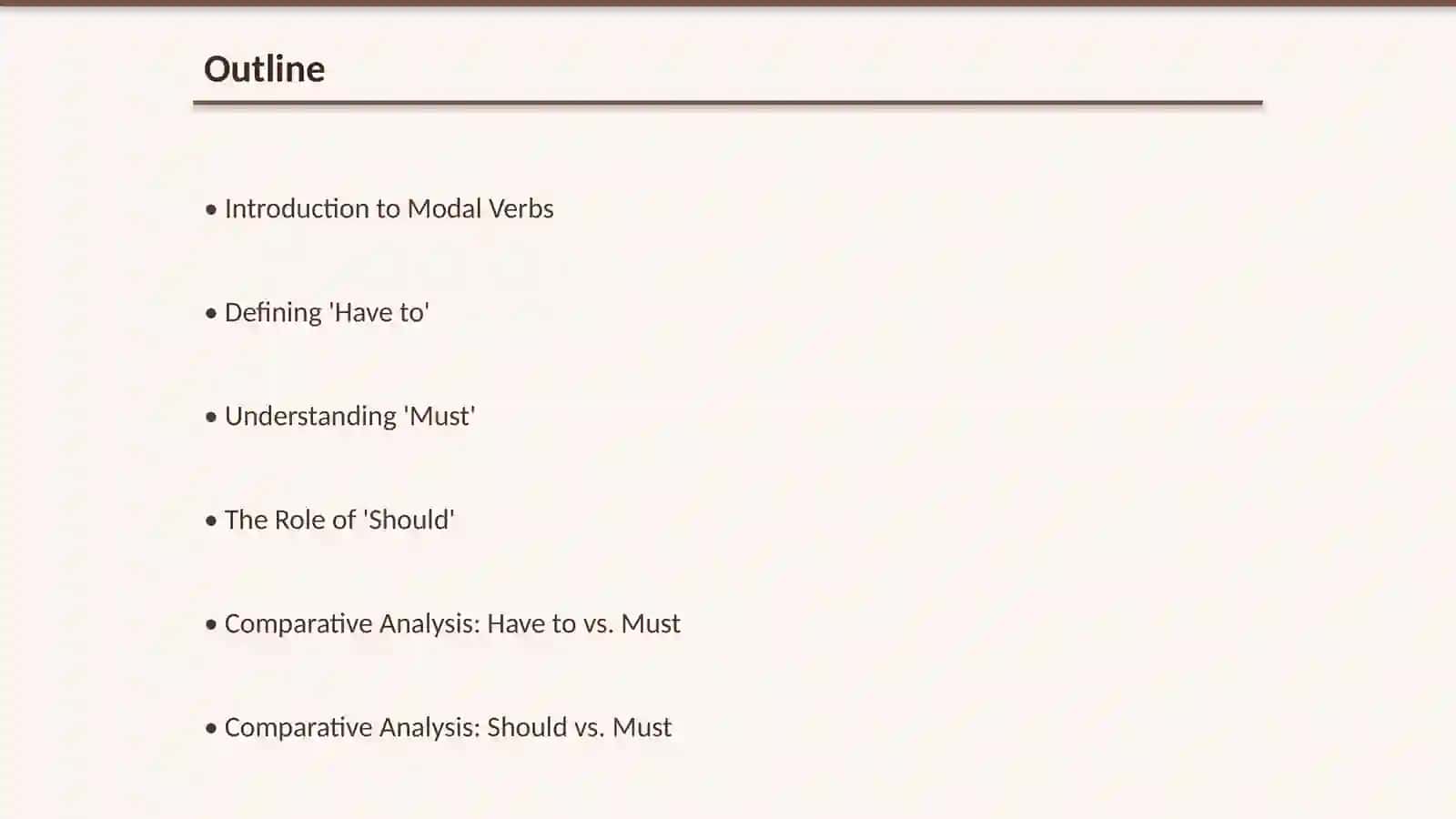 Understanding Modal Verbs: Have to, Must, Should 2