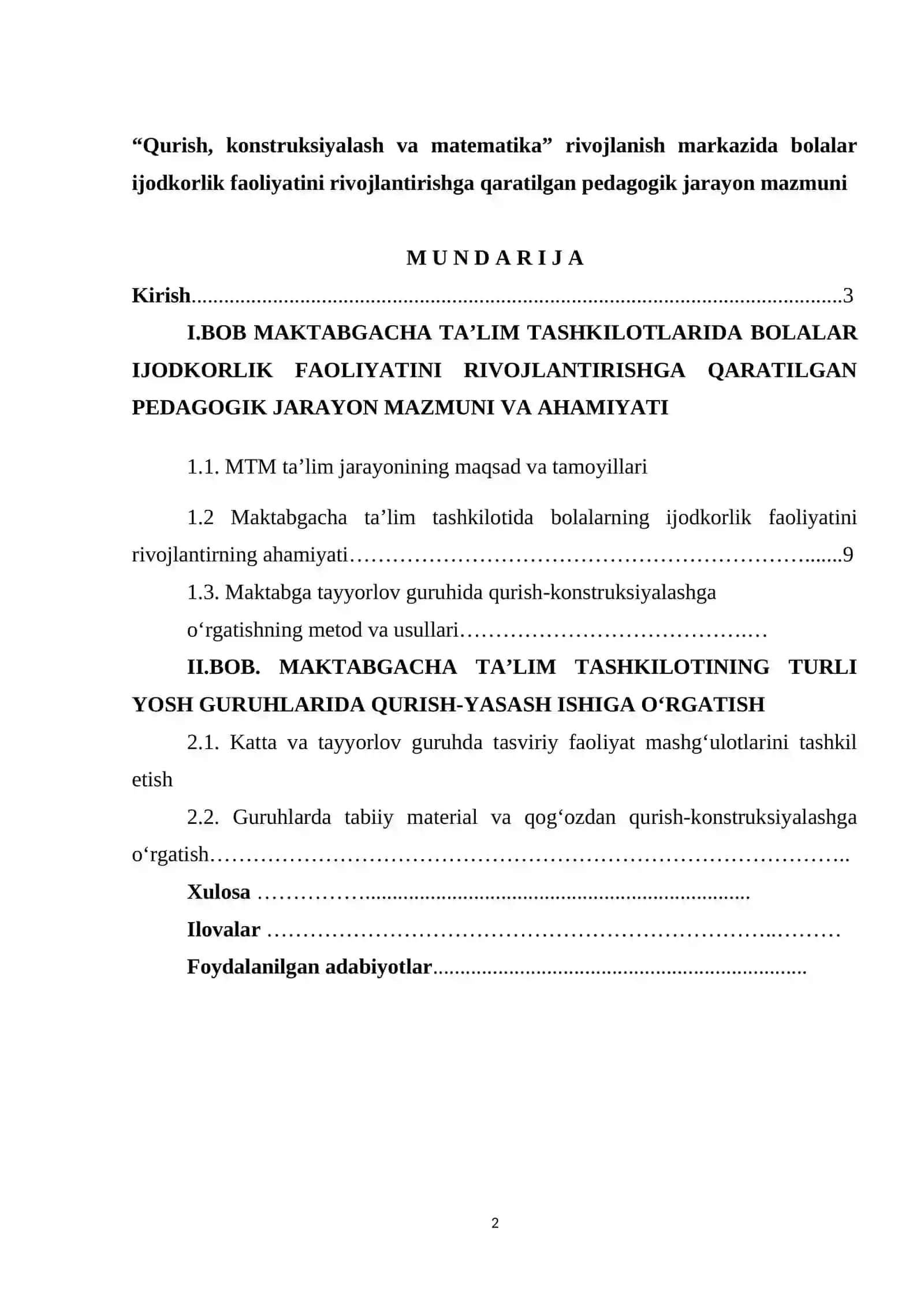 KURSNI TUGATISH ISHI 2