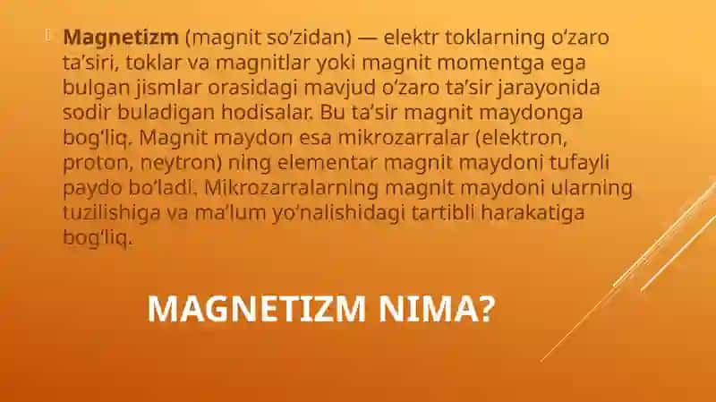 DIA - PARA- VA FERROMAGNETIZM TABIATI 2