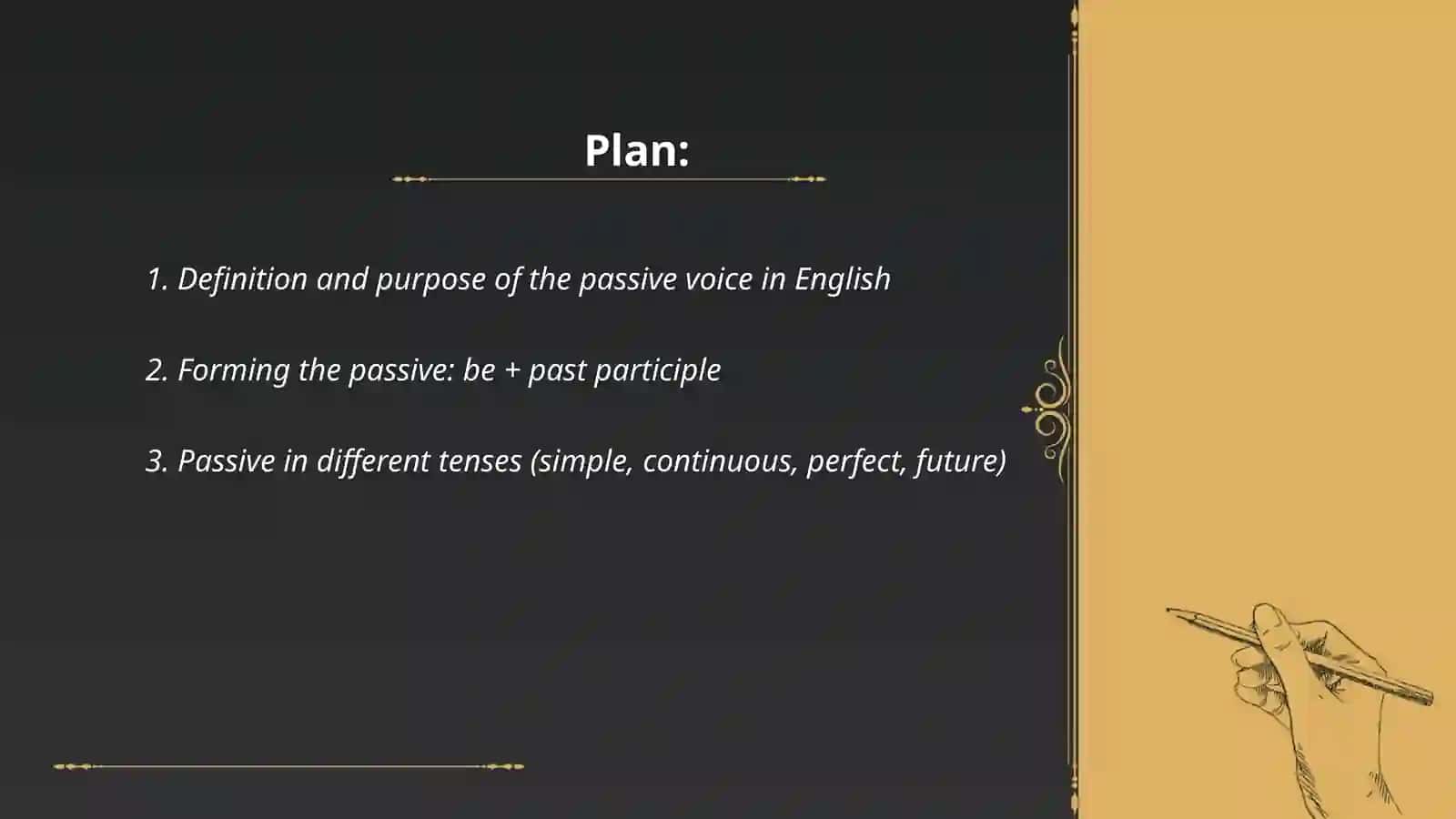 Passive voice 2