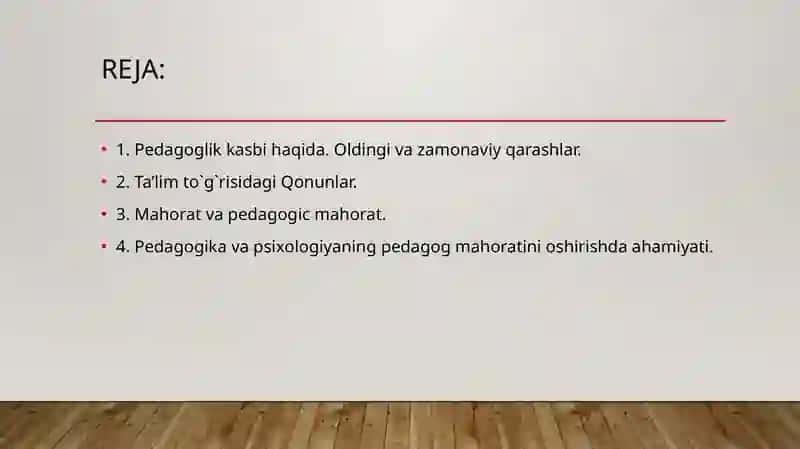 O'qituvchining pedagogik mahorati 2
