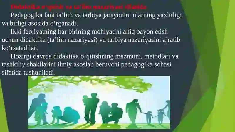 Didaktika Ta’lim Nazariyasi 2