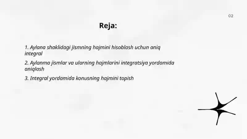 Aylanma jism hajmini hisoblash 2