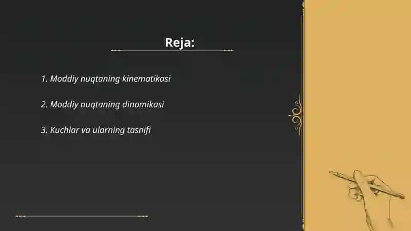 Moddiy nuqtalar sistemasining dinamikasi 2