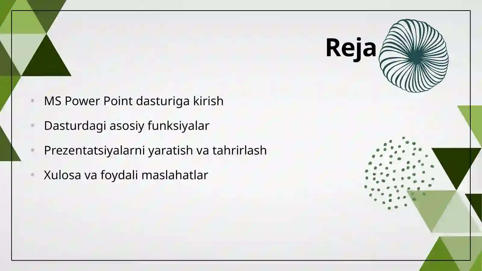 MS Power Point dasturi 2