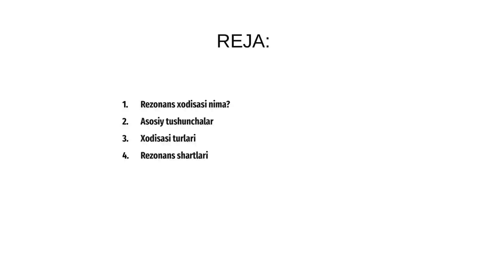 Rezonans xodisasi 2