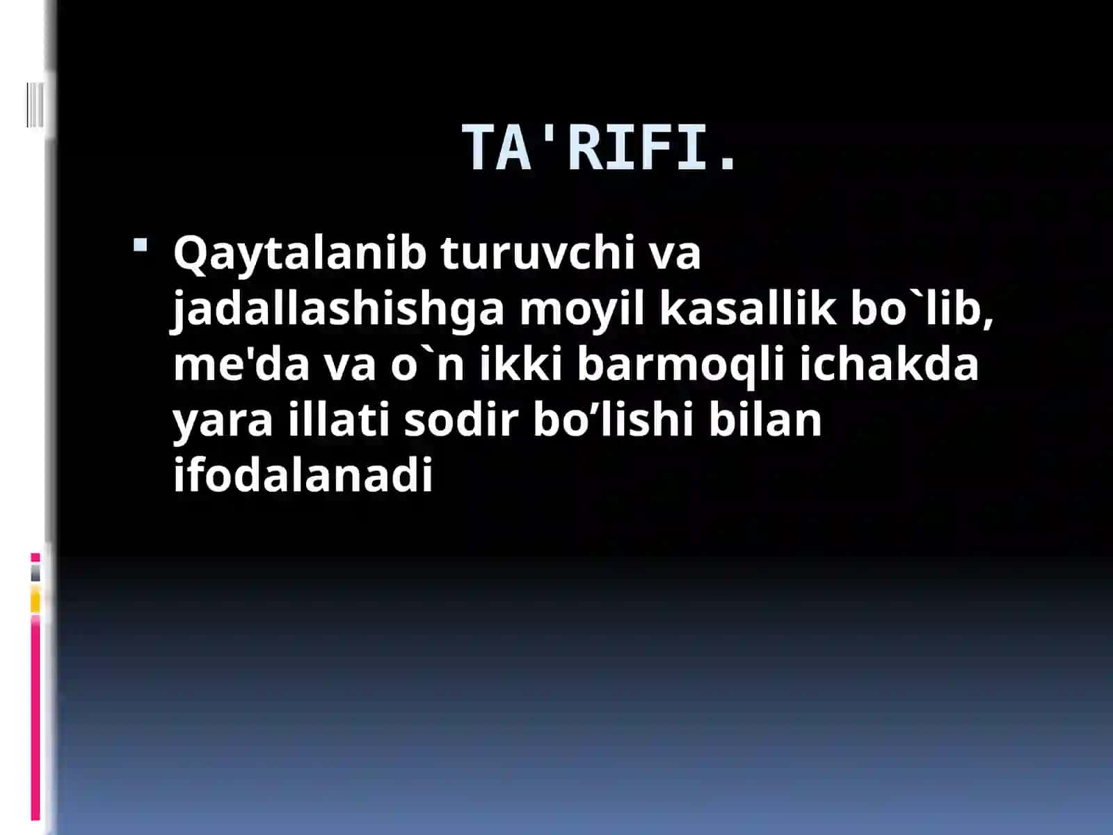 ME'DA VAO`N IKKIBARMOQLIICHAK YARAKASALLIGI 2