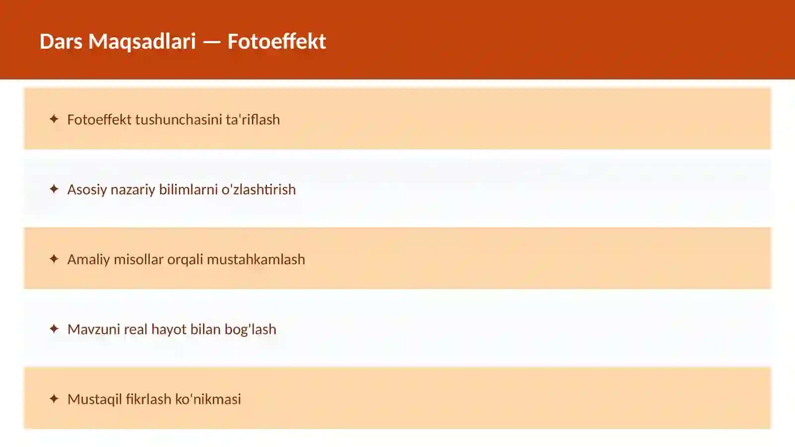 FIZIKA Difraktsiya O'qituvchilar va talabalar uchun dars ishlanma 2