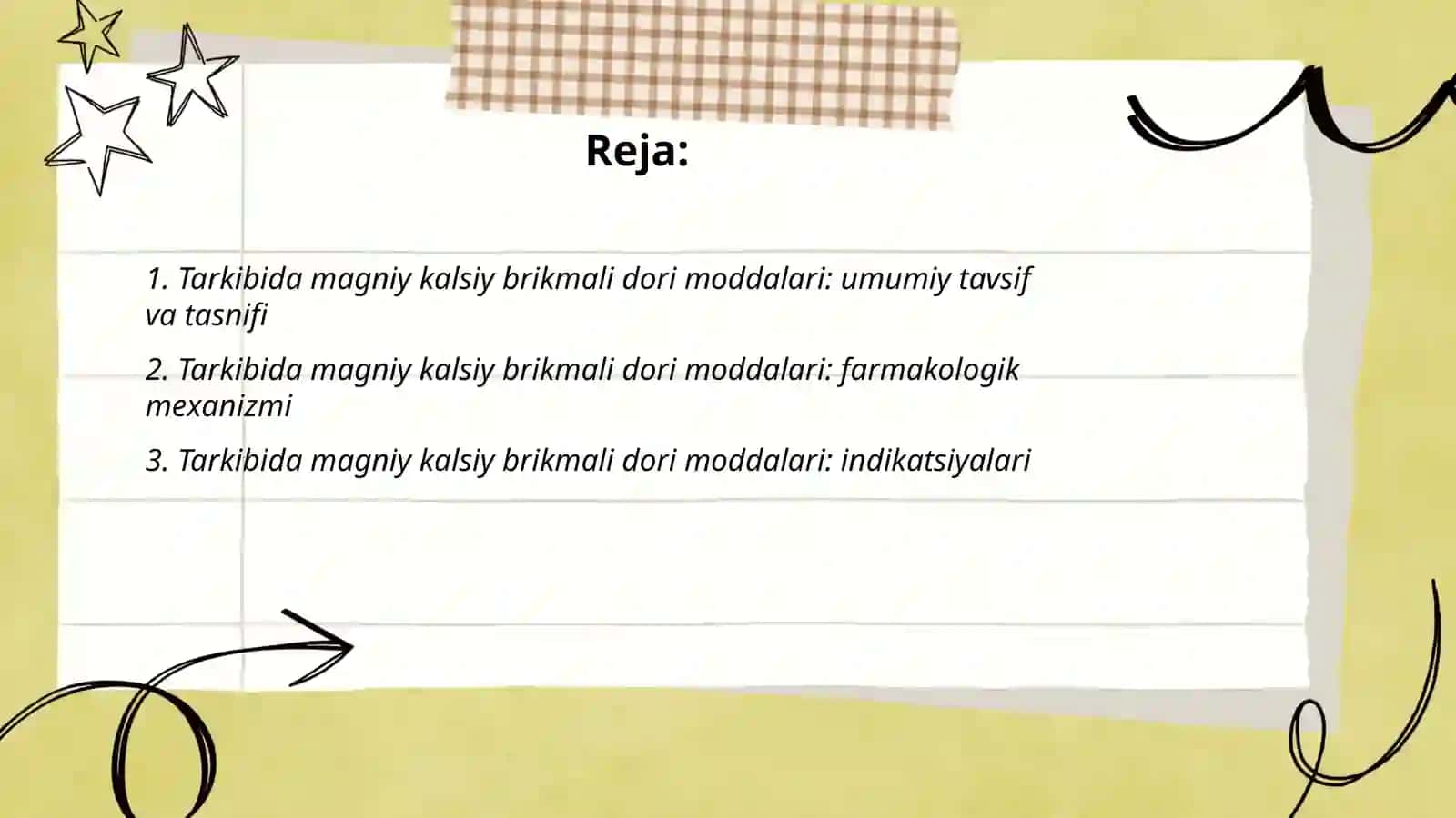 Tarkibida magniy kalsiy brikmali dori moddalari 2