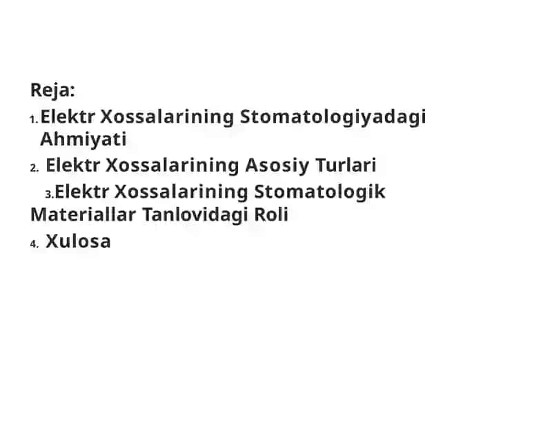 Stomatologik Materiallarning Elektr Xossalari 2