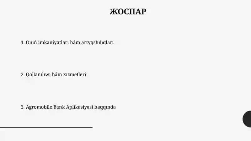 Agromobile Bank ilovasi 2