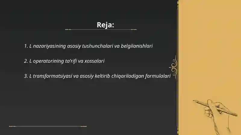 L nun nazariyasi 2