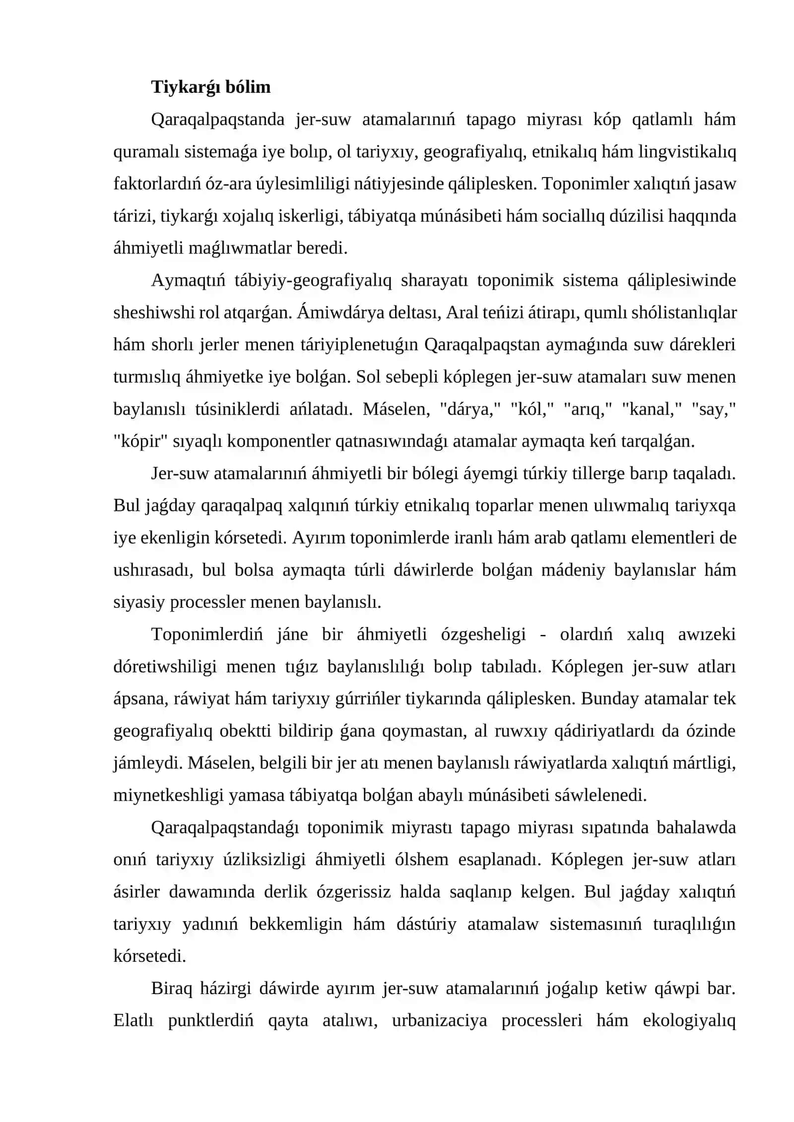 Qaraqalpaqstanda jer-suw atların tapago miyrasları 2