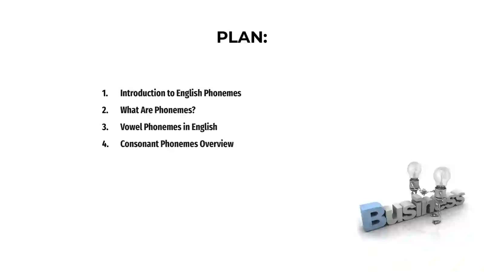 The system of English phonemes 2