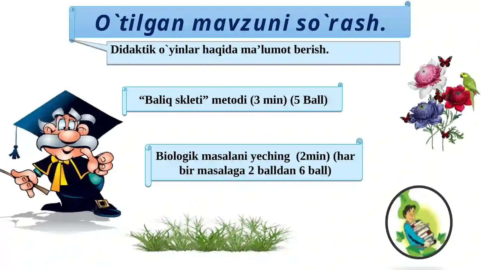 Baliq skleti metodi 2