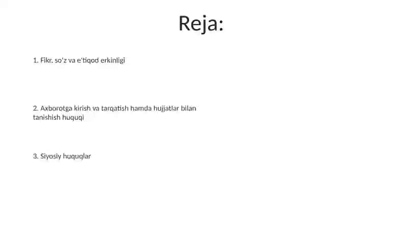 Siyosiy huquqlar 2