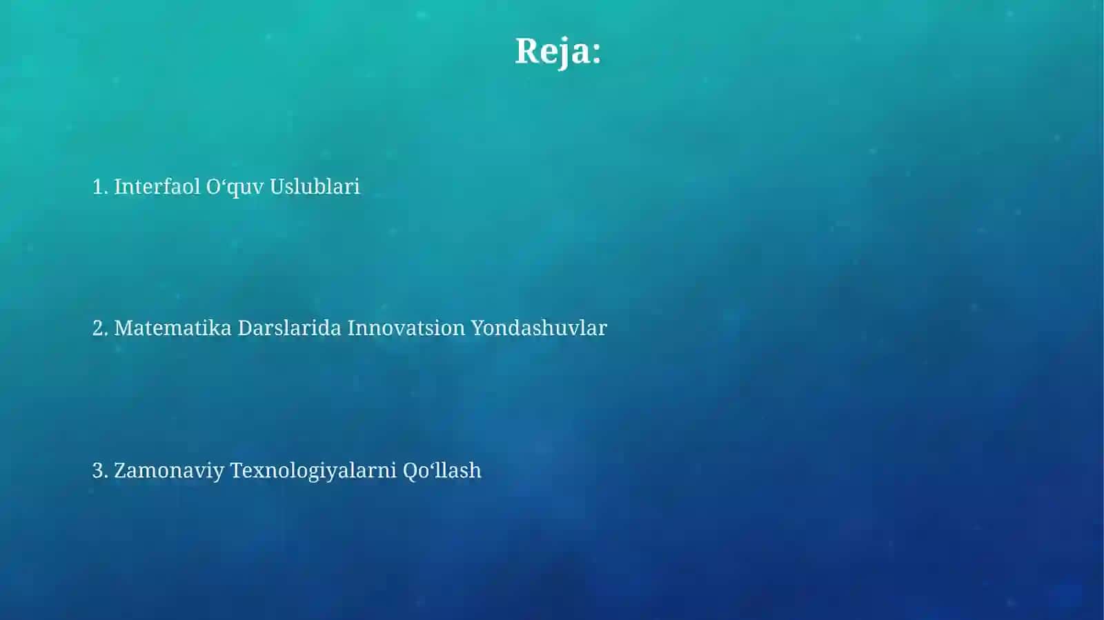 Matematika darsida innovatsion yondashuv 2