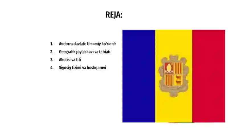 Andorra davlati haqida umumiy malumot 2