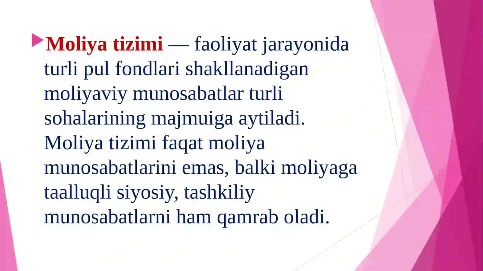 Zamonaviy moliyaning fundamental masalalari 2