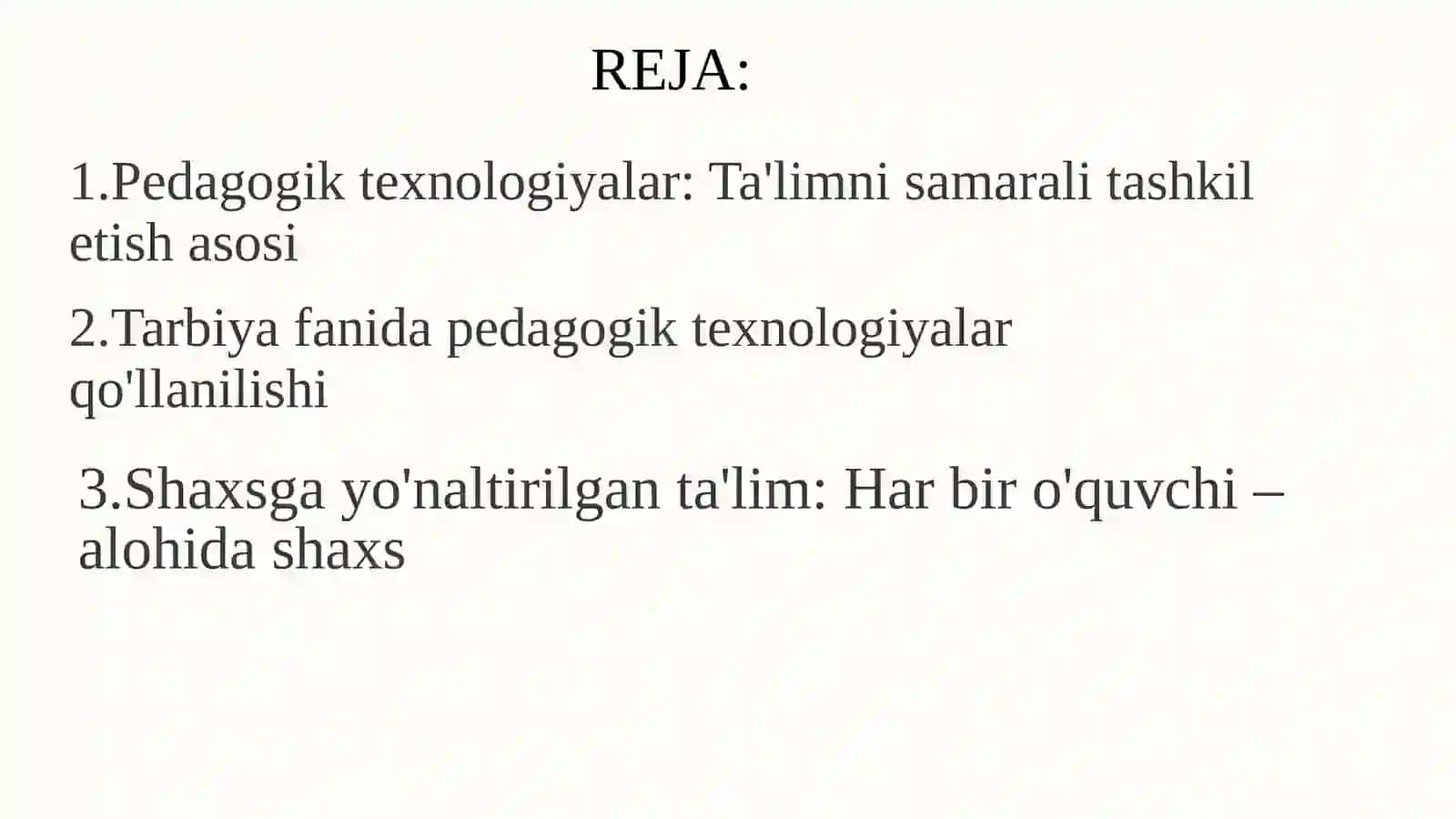 Pedagogik texnologiyalar: Ta'limni samarali tashkil etish asosi 2