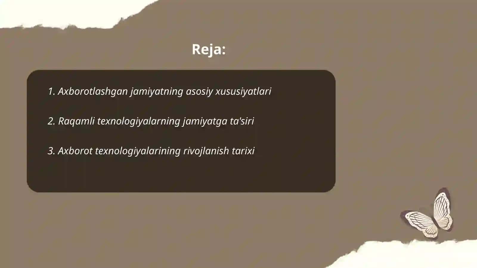 Axborotlashgan jamiyat va uning istiqbollari 2