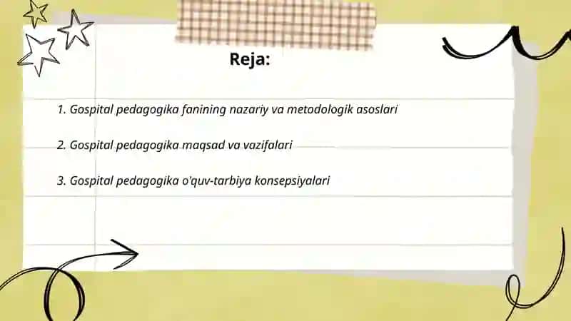 Gospital pedagogika fanining uslubiy asoslari 2