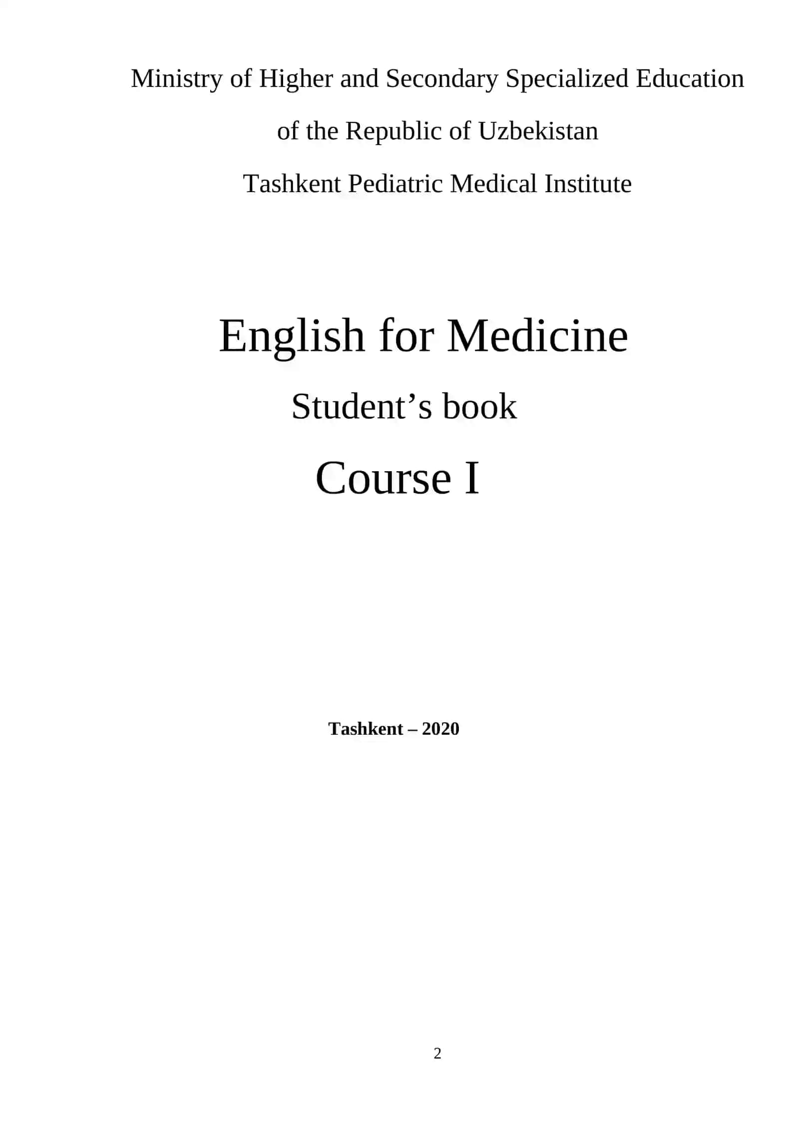 English for Medicine 2